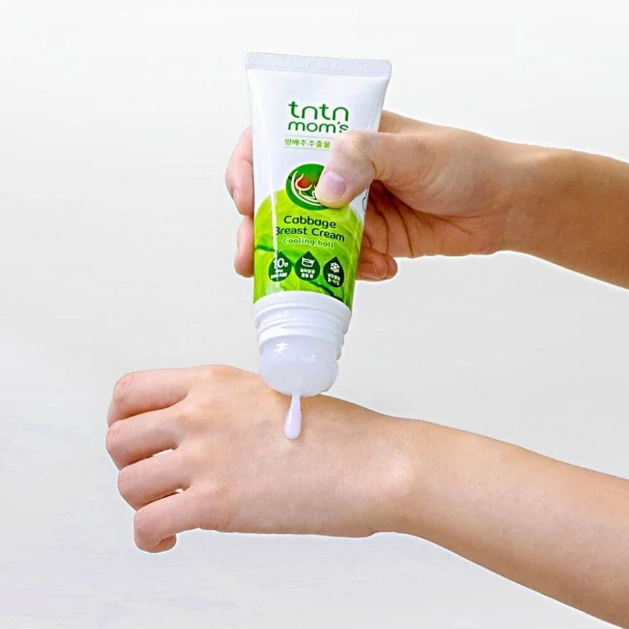 Tntn mom's, verkoelende borstcrème met koolsap, roll-on, 100 ml
