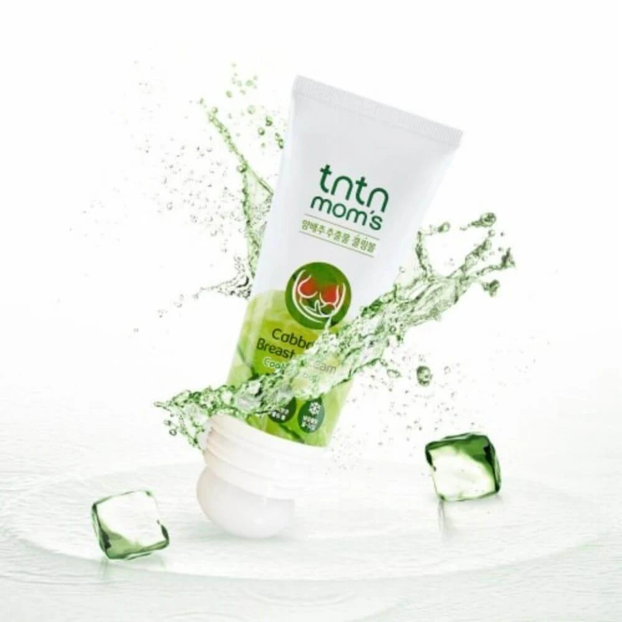 Tntn mom's, verkoelende borstcrème met koolsap, roll-on, 100 ml