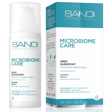 Bandi Microbiome Care, crema barrera regeneradora intensiva, 50 ml