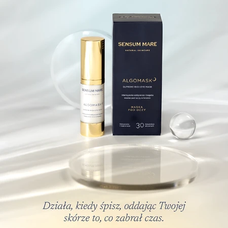 Sensum Mare Algomask, masque riche et nourrissant pour les yeux en crème, 15 ml