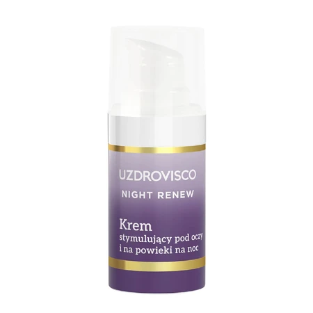 Uzdrovisco Night Renew, stimulating eye and eyelid night cream, 15 ml