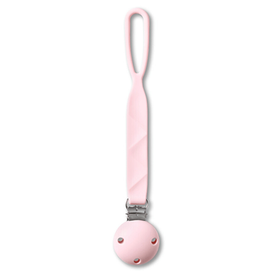 BabyOno, etiqueta de silicona para chupete, rosa