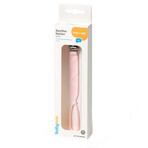 BabyOno, etiqueta de silicona para chupete, rosa