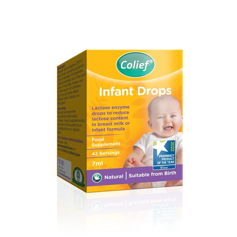 Colief lactase-enzymdruppels voor baby’s, 7 ml
