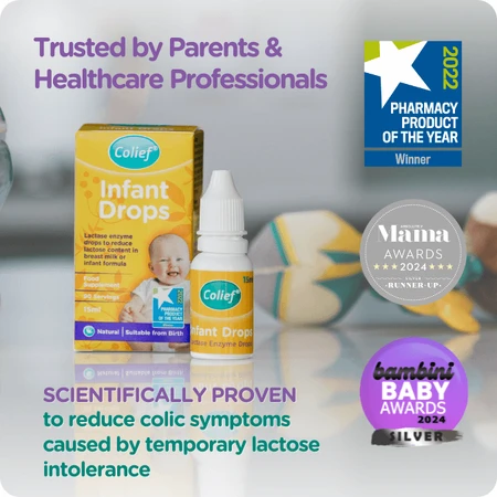 Colief lactase-enzymdruppels voor baby’s, 7 ml