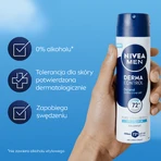 Nivea Men Derma Control Defend, antitranspirante, spray, 150 ml