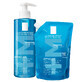 La Roche-Posay Effaclar set, cleansing gel for oily and sensitive skin, 400 ml + spare, 400 ml