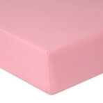 BabyMatex, lenzuolo in jersey con elastico, 60 cm x 120 cm, rosa