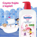 Bambino Kids, 2-in-1 body and hair wash gel, flamingo, from 1 year, 1 l