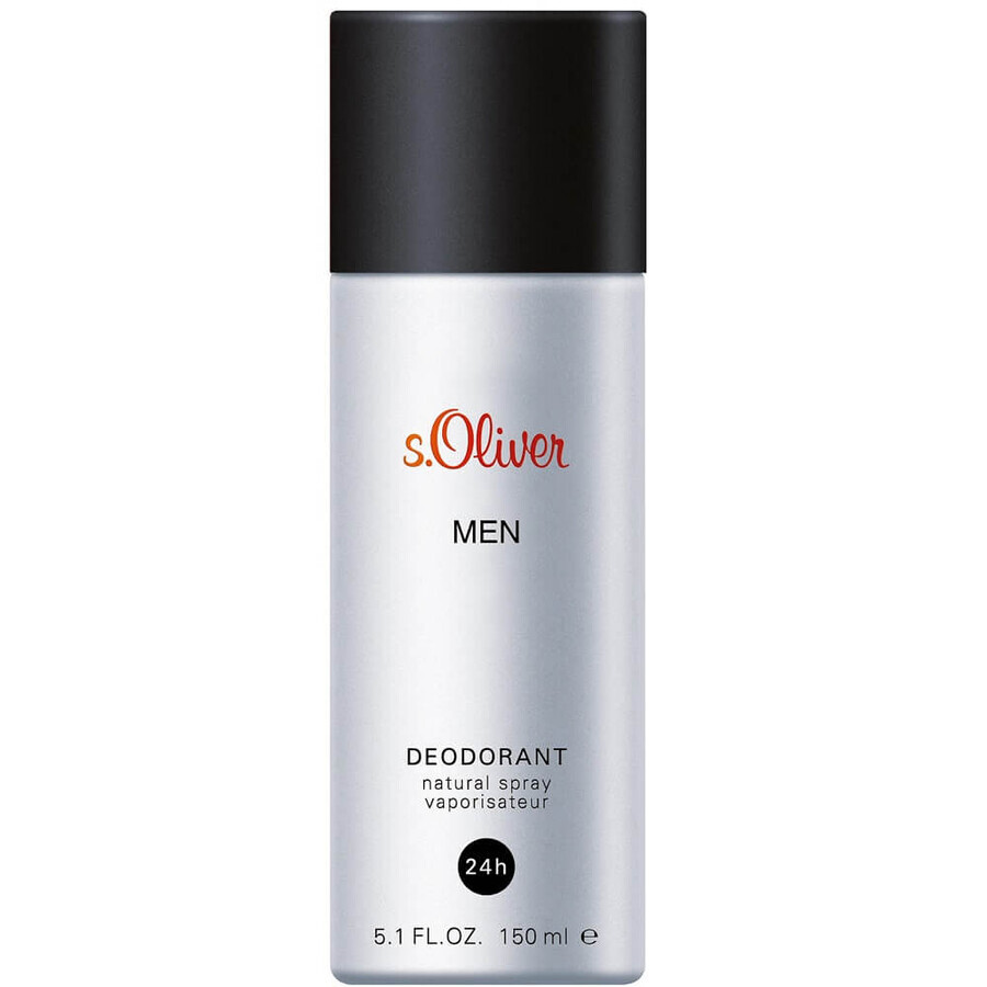 s.Oliver Men Deodorante, 150 ml