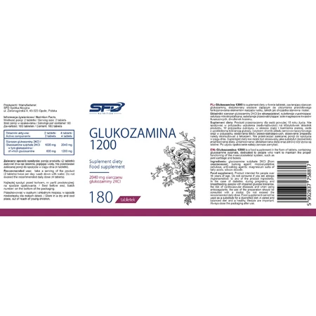 SFD Glucosamine 1200, 180 tabletten