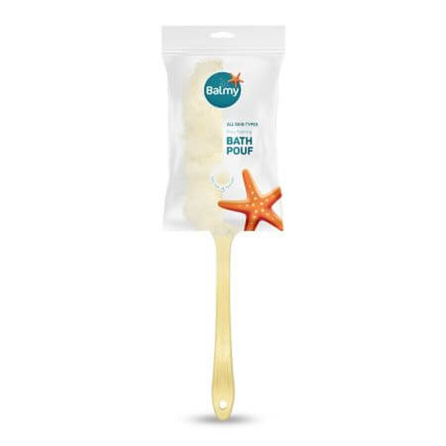 Escobilla de baño con mango amarillo Puf de baño, 1 pieza, Balmy