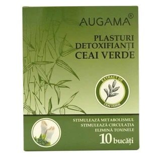 Augama Grüner Tee Entgiftungspflaster, 10x12 cm, 10 Stück, Henan Kangdi Medical