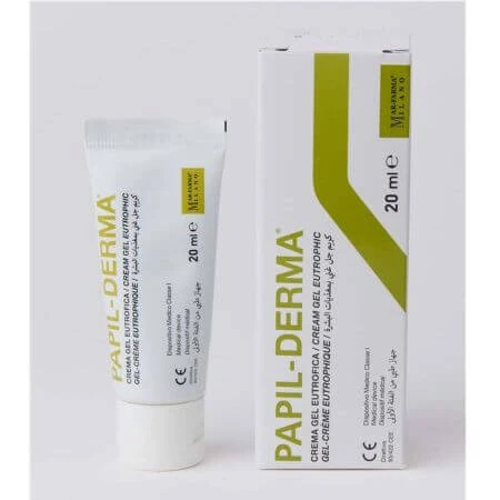 Gel-crema eutrófica Papil-Derma, 20 ml, Mar Farma