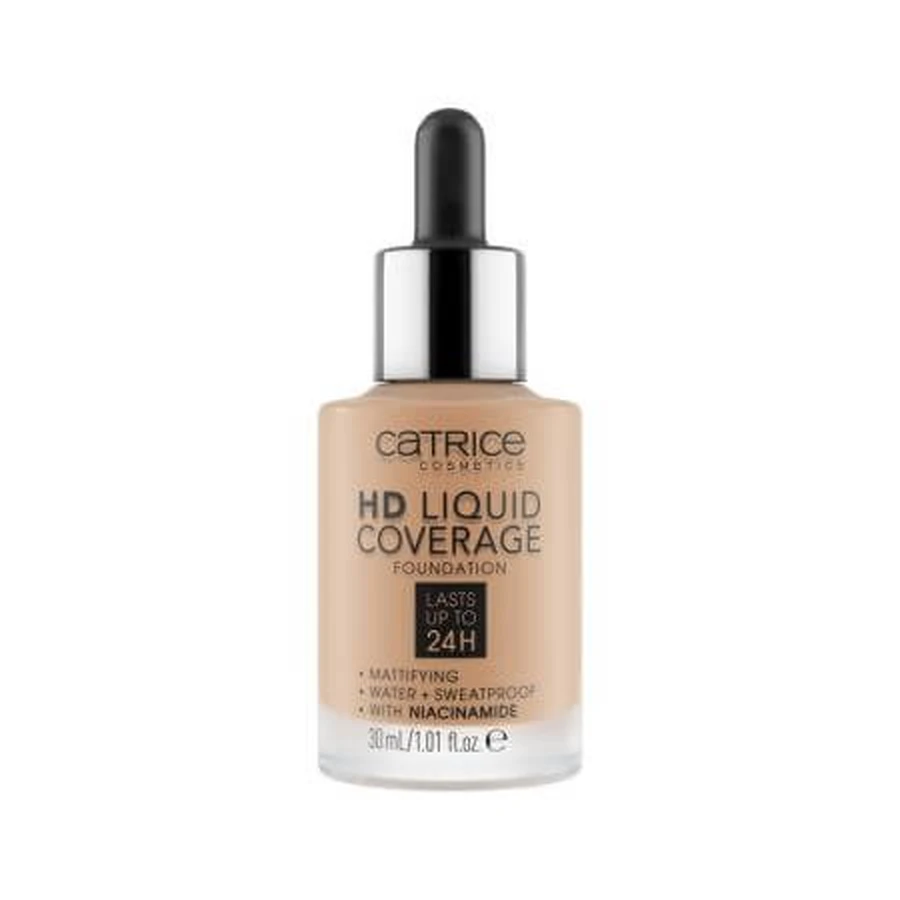 Foundation, 050 Rosy Ash, HD Liquid Coverage Foundation, ml, Catrice