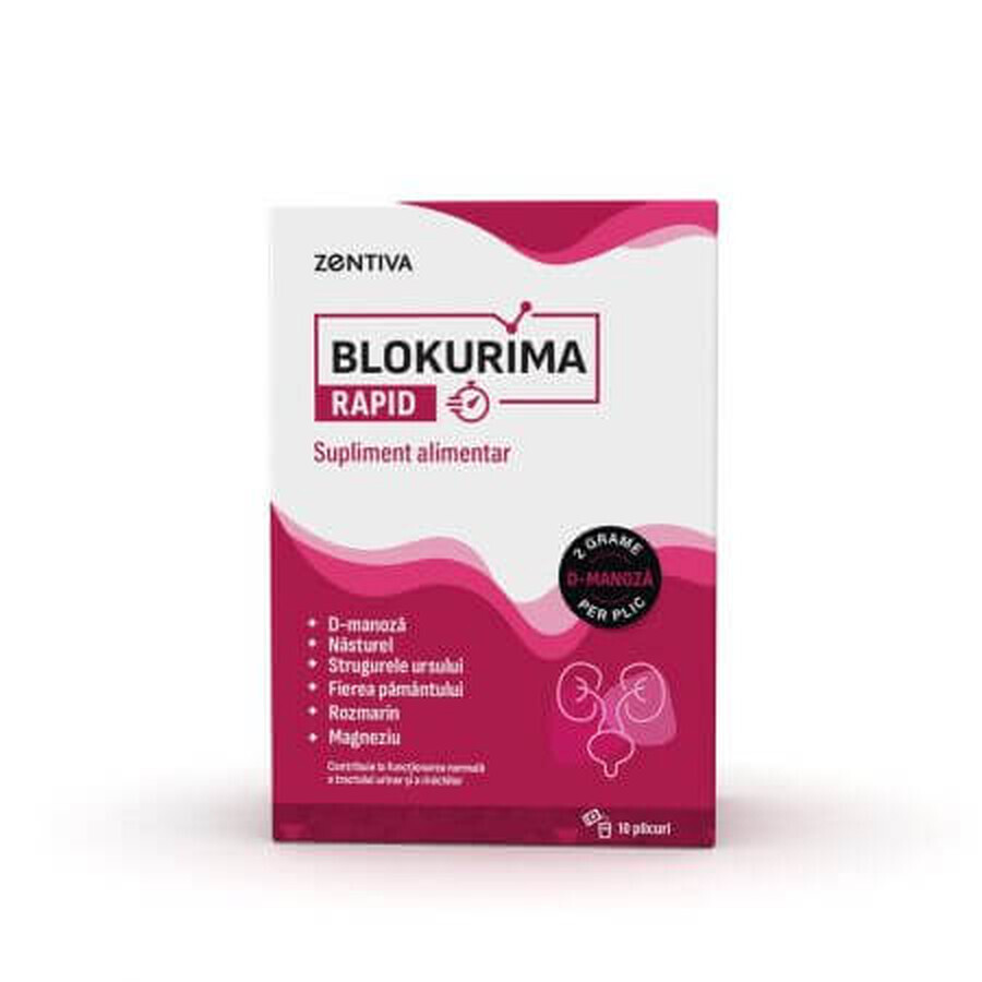 Blokurima Rapid, 10 zakjes, Zentiva