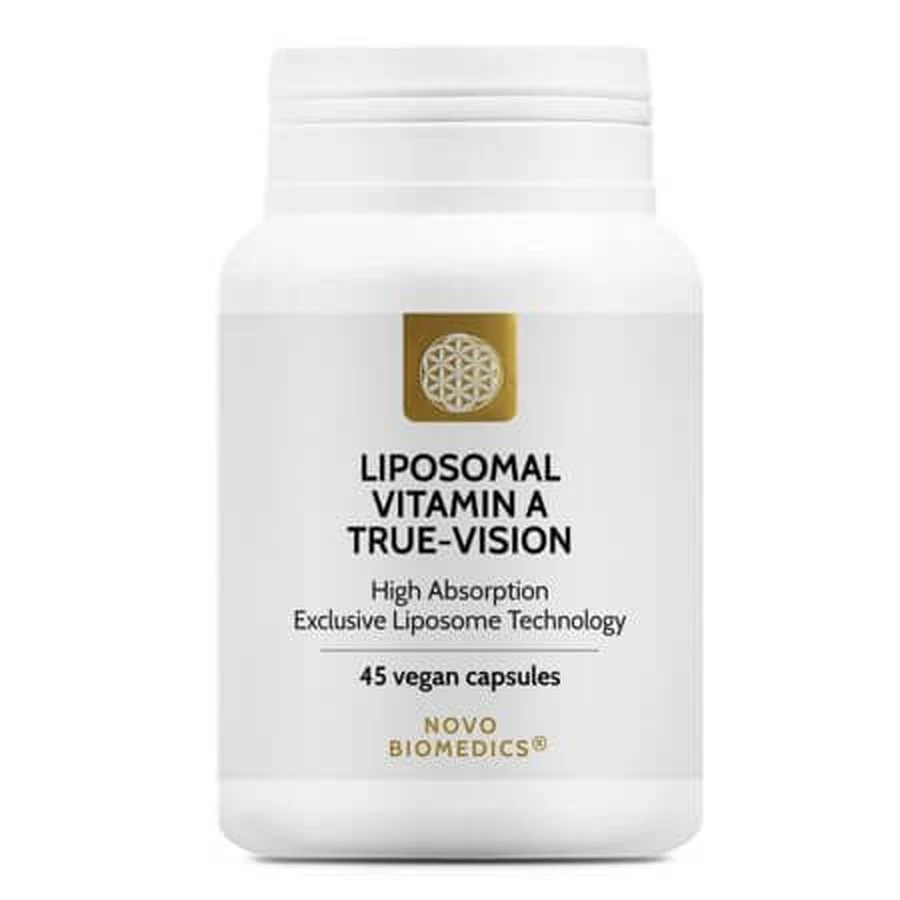 Liposomales Vitamin A True-Vision, 45 Kapseln, Novo Biomedics