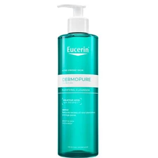 Gel limpiador purificante con ácido salicílico Dermo Pure, 400 ml, Eucerin