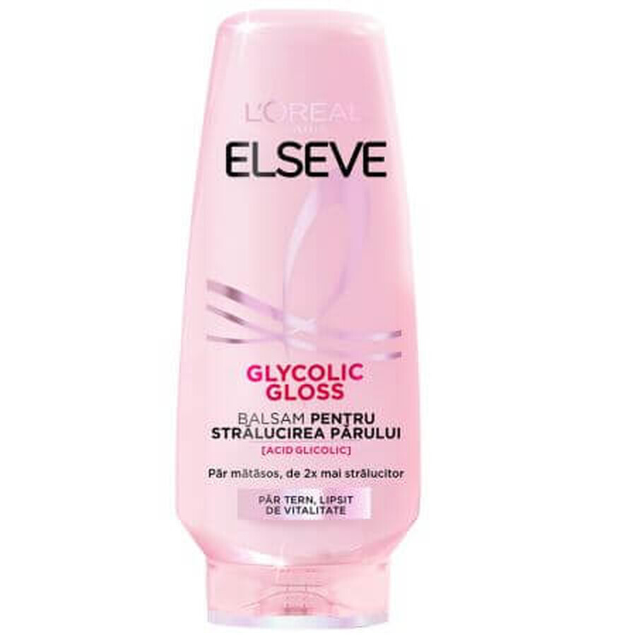 Balsam pentru stralucirea parului Glycolic Gloss, 200 ml, Elseve
