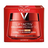 Crème de jour anti-rides avec SPF 50 Liftactiv Collagen Specialist 16, 50 ml, Vichy