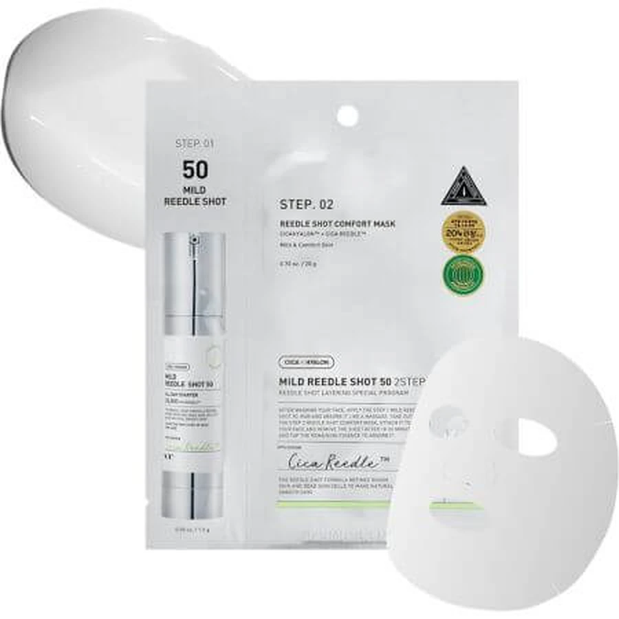 Reedle Shot 2-staps gezichtsmasker, 1,5 g, Vt Cosmetics