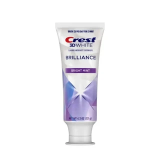 Pasta de dientes 3D White Brilliance Menta Brillante, 121 g, Crest