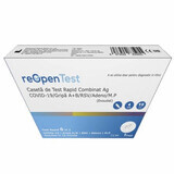 Test rapid pentru Sars-Cov 2 Ag si Influenza A&B/RSV/ADENO/MP 6 in 1 Combo Reopen, 1 bucata, Montana Med