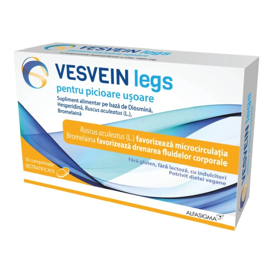 Vesvein Legs, 30 tabletten, Alfasigma
