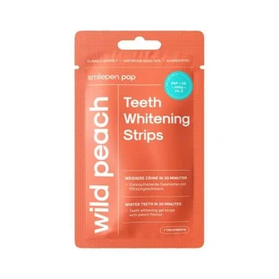 Tandenbleekstrips, Pop Wild Peach, 7x2 stuks, Smilepen Pop