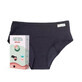 Chiloti menstruali reutilizabili culoarea negru, marimea M, 1 bucata, FemiEko