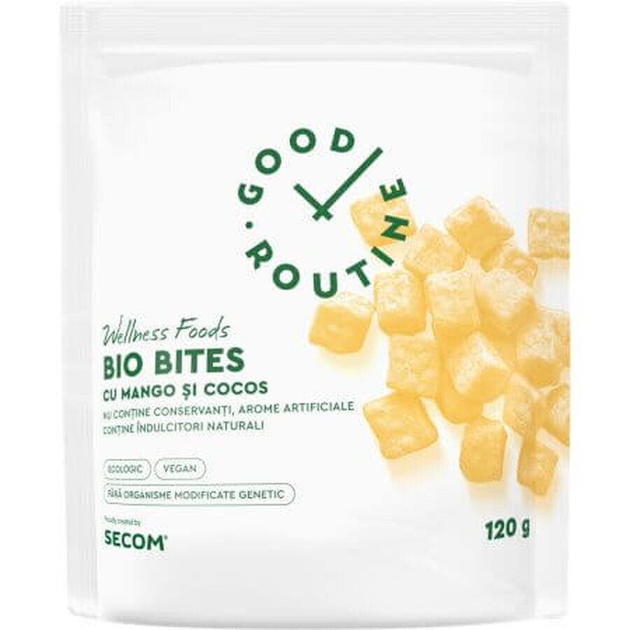 Bio Bites mit Mango und Kokosnuss Gute Routine, 120 g, Secom