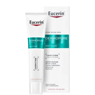 Fluido facial matificante con ácido salicílico Dermo Pure, 40 ml, Eucerin