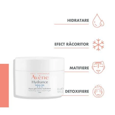 Crème hydratante visage Aqua Gel Hydrance, 50 ml, Avène
