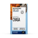 Biologische Chaga, 800 mg, 60 capsules, MushroomsForLife