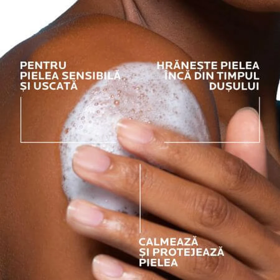 Livre Gel douche apaisant et protecteur pour peaux sensibles Lipikar, 400 ml, La Roche-Posay