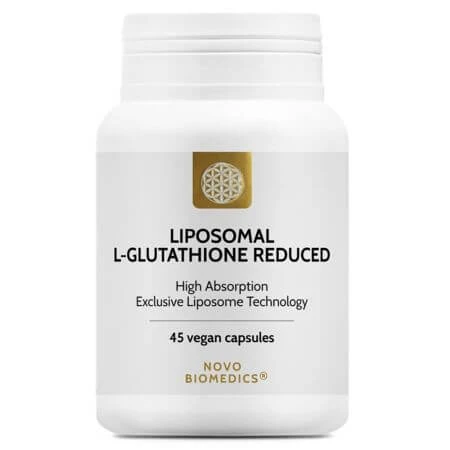 Liposomal L-Glutathione Reduced, 45 capsules, Novo Biomedics