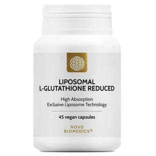 L-Glutatión liposomal reducido, 45 cápsulas, Novo Biomedics