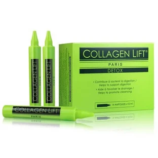 Collagen Detox Fläschchen, 14 Fläschchen x 10 ml, Collagen Lift