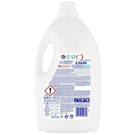 Detergente líquido para ropa blanca, 4500 ml, Lovela Baby