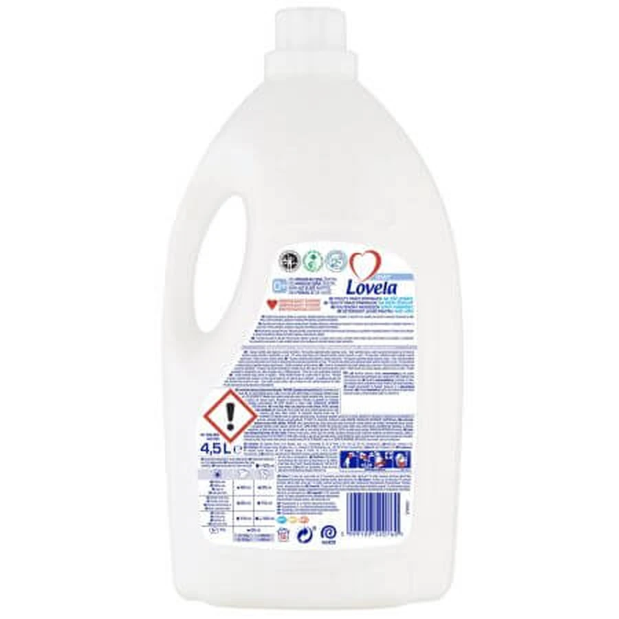 Detergente líquido para ropa blanca, 4500 ml, Lovela Baby