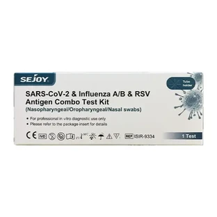 Sejoy combined test for Sars-CoV-2 and Influenza A/B and RSV antigen, 1 piece