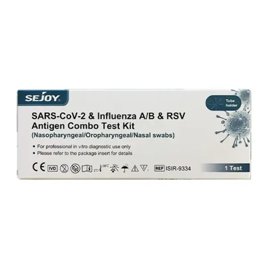 Sejoy combined test for Sars-CoV-2 and Influenza A/B and RSV antigen, 1 piece