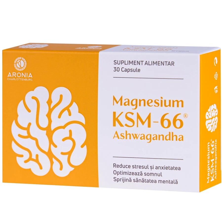 Magnesium + Ashwagandha KSM-66 - ein natürliches Duo, das Ruhe, Schlaf und geistige Gesundheit unterstützt