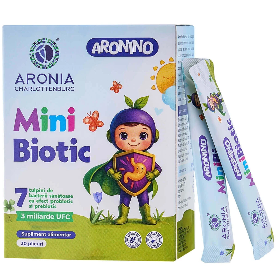 Probiotics and prebiotics for children Mini Biotic Aronino, 30 sachets, Aronia Charlottenburg
