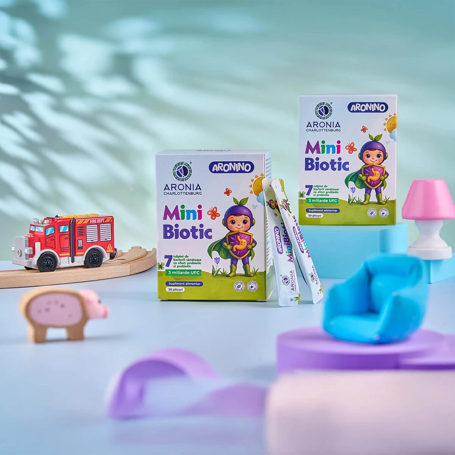 Probiotics and prebiotics for children Mini Biotic Aronino, 30 sachets, Aronia Charlottenburg