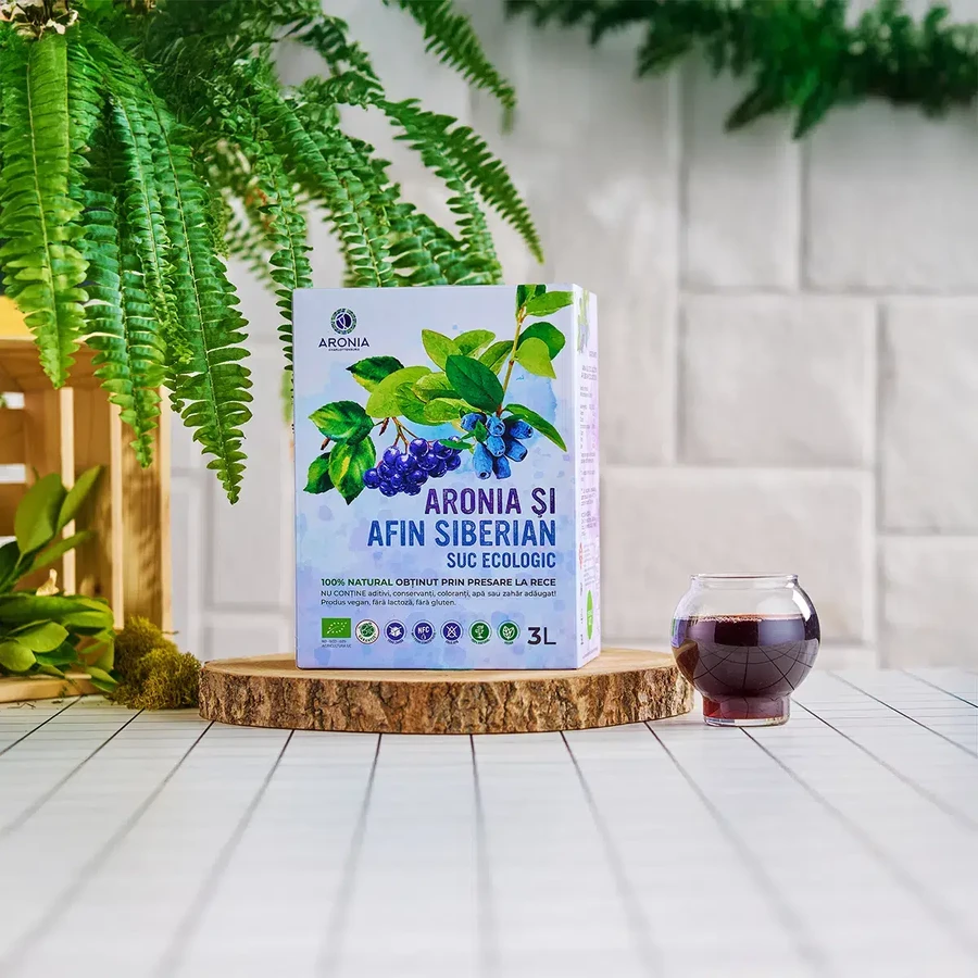 Zumo de aronia y arándano siberiano 3L ECO (RO-ECO-029)