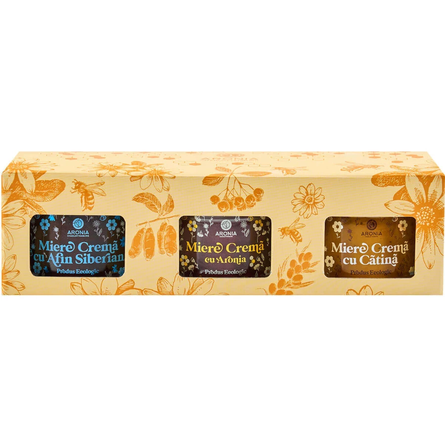 3 ECO Honey Pack - Gesundheit und Geschmack aus Aronia, Sanddorn und sibirischer Heidelbeere