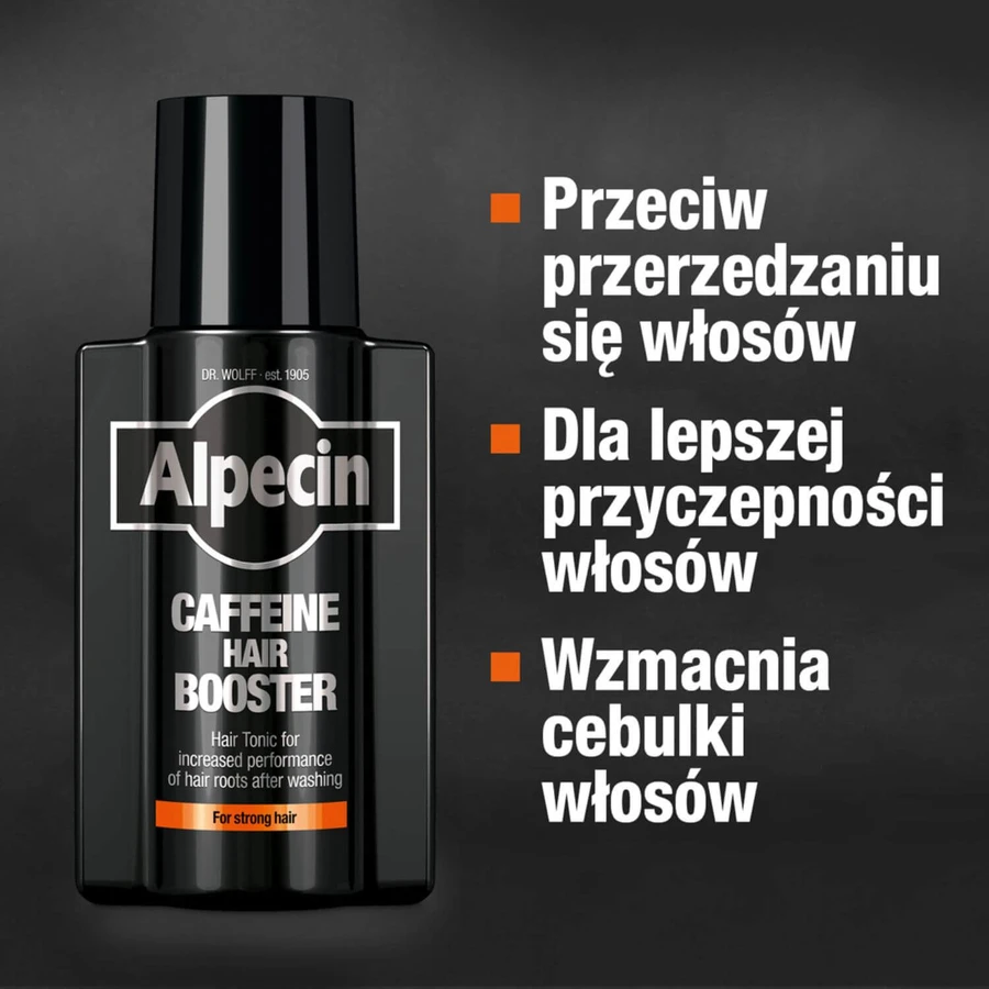 Alpecin Koffein Koffein Haar Booster Tonic mit Koffein 200ml