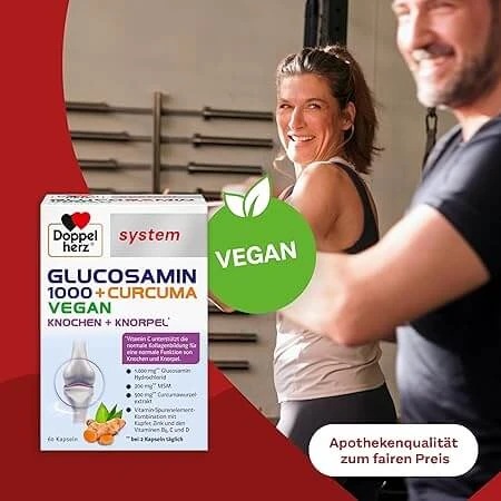 Glucozamine 1000 + Kurkuma 60 Kapseln, Doppelherz