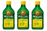 Moller’s Olio di fegato di merluzzo Omega 3, Integratori alimentari di omega-3 con EPA, DHA, vitamine A, D ed Ei, sgusto limone, 3x250 ml, Möller's